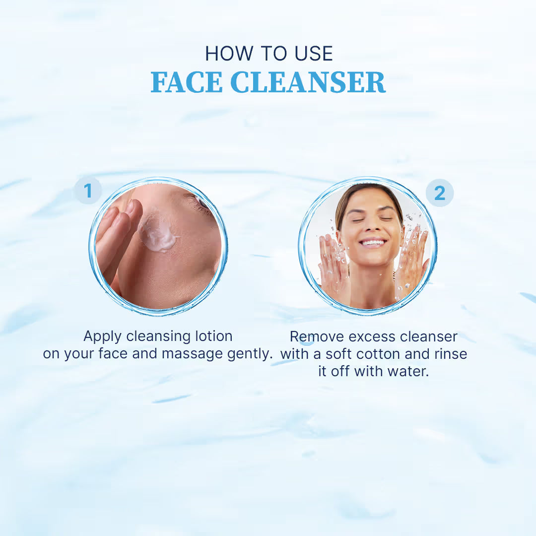 Hydra Glow Skincare Natural Face Cleanser Makeup Remover Deep Cleanser (100ml)