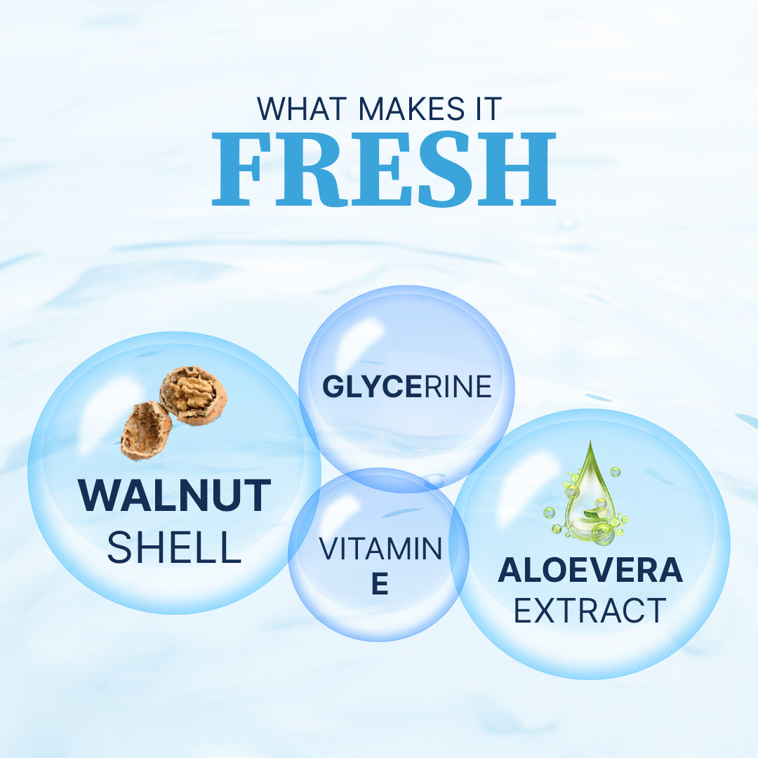 Hydra Glow Skincare Natural Face Scrub Skin Polisher (60ml)