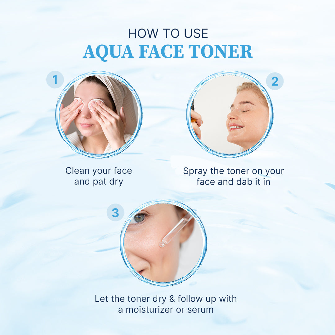 Hydra Glow Skincare Aqua Skin Toner Hydrating and Refreshing (100ml)